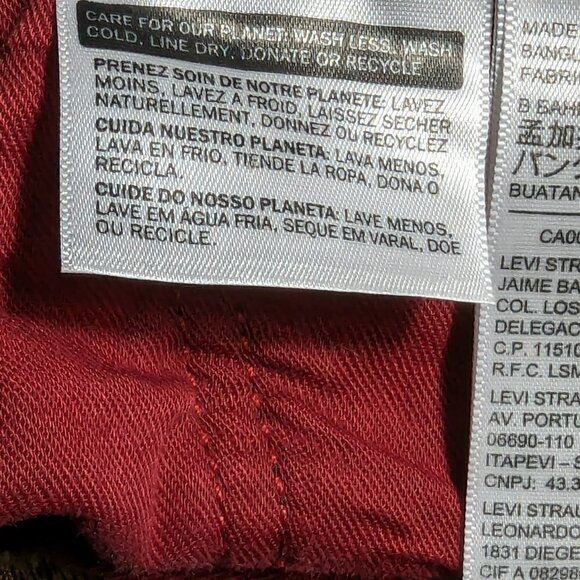 Vintage LEVIS 511 Men's Jeans Color Gray Size W36 -L32 With Black Leather tag - Picture 11 of 16